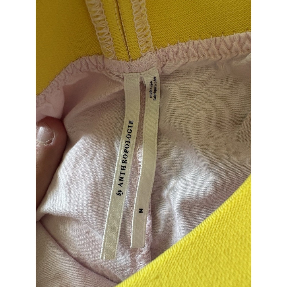 By Anthropologie Colourblock Cotton Boxer Shorts Pink Women's size M - Picture 3 of 6